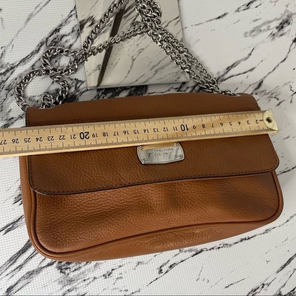 Michael Kors Chain Brown Crossbody Shoulder Bag - Picture 11 of 11